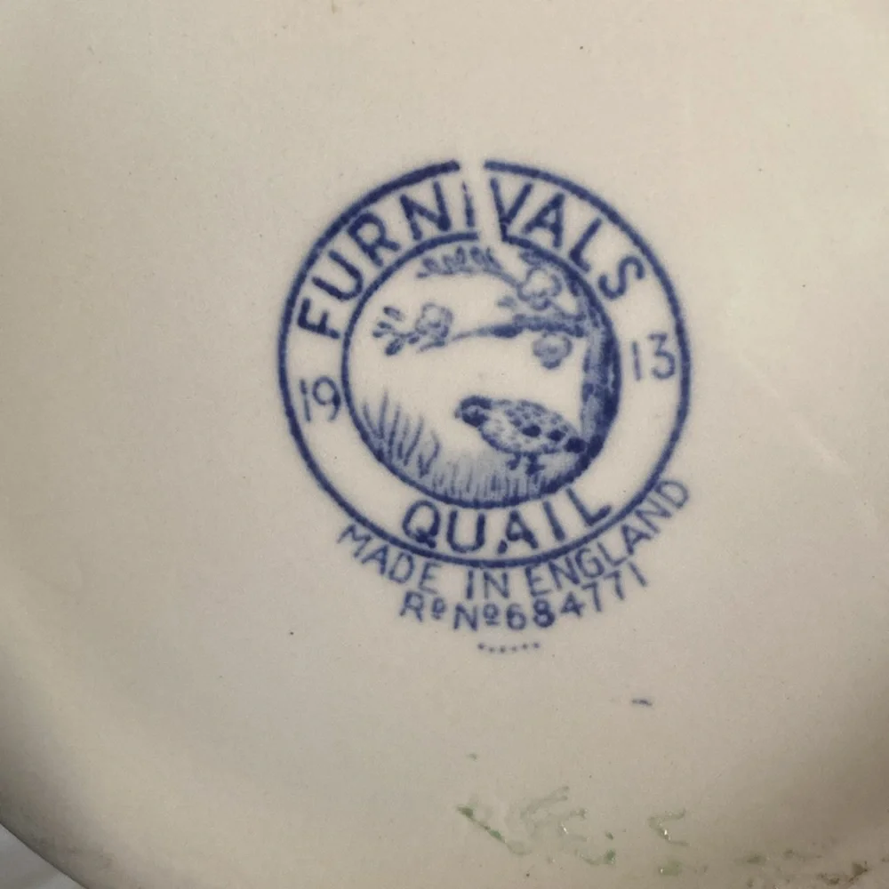 Furnival Blue Quail milk jug HOST PICK🎊💕🏆 - Picture 2 of 2
